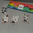 Artdone 16Jars Chrome Nail Powder Magic White Pearl Kit Mirror Effect Silver Metallic Holographic Dip Nail Powder for Resin Craft & Nail Art Fimo, Decoration Iridescent Aurora Mermaid Pigment