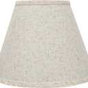 Aspen Creative 58877 Transitional Empire Shape Uno Construction Lamp Shade, Flaxen, 6" Top x 12" Bottom x 9" Slant Height