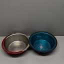 Platinum Pets Modern Double Diner Feeder with Stainless Steel Dog Bowls, X-Large, Caribbean Teal