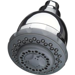 Culligan Wall-Mounted Water Filtered Shower Head with Massage, Chrome Finish (10,000 Gallon)