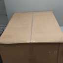 FERFALDER Counter Height Bar Stools with Full Back – Swivel Counter Stools Set of 2 with Linen Padded Back, Metal Footrest, Modern Barstools for Kitchen Counter, Island, Dining Room, Grey 24 inch