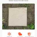 VEVOR Garden Stepping Stones, 16Pcs 15.5 x 15.5 in, Decorative Stepping Stones with Stakes, Weather-Resistant Plastic Pathway Pavers, Smooth Surface, Outdoor Walkway for Lawn Patio Landscape, Beige