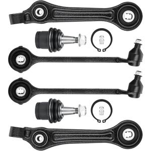 6PCS RWD Front Lower Forward & Rearward Control Arms w/Ball Joints for Chrysler 300 Dodge Challenger Charger Magnum Suspension Kit - Left & Right K620258 K620257 MS25119 K7469
