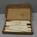 28 Pcs Flameless Taper Candles with Timer Remote 4 Sizes of 8.5", 9.6", 10.83", 12.8" LED Flickering Taper Candles Battery Operated for Valentine's Day Church Wedding Home Decor (Warm White)