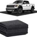 17 x 7.4 FT Garage Floor Mat for Under Cart, Oil Spill Mat with Weather backing, Garage Flooring and Floor Protection for Garage, Garage & Shop Floor & Parking mats, Reusable, Washable, Protects Floor