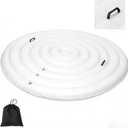 Inflatable Hot Tub Cover Round Replacement All Saluspa Intex Spa Covers Insert One Size Fits All Insulated Thermal Energy Saving Hot Tub Lid Replacement Used for Rain-Proof Snow-Proof with Handle