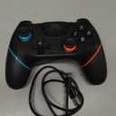 Upgraded Wireless Controller for Switch/Lite/OLED/Switch 2 Pro Controller for Switch Remote Joystick Gamepad Supports Wake up, Gyro Axis, Turbo, Dual Vibration and Screenshot Function (Black)