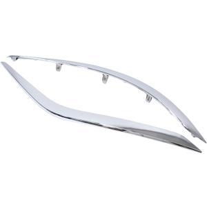 ApplianPar Front Left and Right Side Lower Bumper Molding Trim Kit for Nissan Murano 2015-2018 Chrome