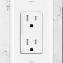 BESTTEN 15 Amp Decorator Receptacle Outlet, Standard Electrical Wall Outlet for Residential and Commerical Use, 15A/125V/1875W, Decor Wall Plate Included, UL Listed, 3 Pack, White