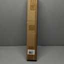 Decopolitan 5/8" Cap Curtain Rod Set, 28 to 48 Inches, Black