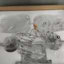 VONLUCE Bathroom Vanity Light, 2 Light Bathroom Light Fixture Over Mirror, Bathroom Wall Lamp with Clear Glass, Modern Brushed Nickel Vanity Lighting fixtures for Bathroom, Bedroom, Hallway