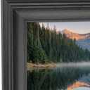 16x25 inch Picture Frame Solid Wood Black,Suitable for Panoramic Photo Frame/Posters/Painting/Group Photo/Puzzle (A23B1625)