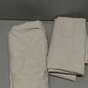 H.VERSAILTEX 100% Blackout Curtains for Bedroom Thermal Insulated Linen Textured Curtains Heat and Full Light Blocking Drapes Living Room Curtains 2 Panel Sets, Bleached Sand, 52x45 Inch