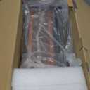 Vinyl Record Player Turntable with Built-in Bluetooth Receiver & 2 Stereo Speakers, 3 Speed 3 Size Portable Retro Record Player for Entertainment and Home Decoration (Brown)