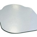 Evolve Modern Office Chair Mat for Low and Medium Pile Carpet with Lip 36" x 48"