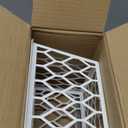 Dryer Vent Cover Outside Bird Guard, Bird Guard Vent Covers, White Steel Exhaust Vent Guard for 34 Inch Dryer, Bathroom & Kitchen Vents, Pest Proof Outdoor Vent Cover, Easy Install
