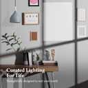 Modern Pendant Light, 6.6"x6.6"x7" Iron Hanging Fixture with Warm Oak Woodgrain, 15"-72" Adjustable Cord, E26 Socket, 4.7" Ceiling Canopy for Kitchen, Hallway  Ashwood Gray