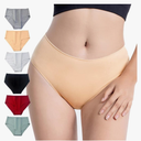 High Waisted Pure Cotton Triangle Underwear for Women Comfortable and Breathable 6 Colors