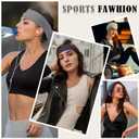 3 x Ztomine Headbands for Women, Non Slip Soft Cotton Hair Bands with Stretchy Cloth, Ideal for Yoga, Running, Outdoor Exercise, and Sports, 16 Pcs (style1)