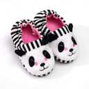 Enteer Baby Girls' House Slippers with Non-Slip Rubber