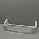 WR71X10427 Door Gallon Bin Compatible With GE Refrigerator Door Shelf Bin Rack ZISS420DRISS ZISS420NM ZISB420DRH ZIS420NRJ ZISW420DRG, Door Shelf Bin Replace 945734 AP3190209 AH698135 EA698135