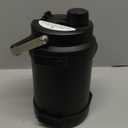 64 oz Insulated Water Bottle for Gym: Meoky Triple Wall Vacuum Stainless Steel Half Gallon Water Jug - Top and Side Handles, 2-in-1 Straw and Spout Lid, Cold for 36 Hrs, Leak Proof for Camping (Night)