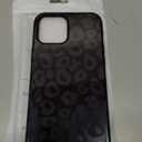 LoeoeL for iPhone 12 Pro Max Case Cheetah Print, Leopard Pattern Phone Case for Women Girls, Girly Cute Thin Slim Hard Shell Plastic Phone Cover, Luxury Aesthetic Trendy Retro Animal Design, Black