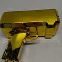 Money Gun Shooter RUVINCE Gold Money Gun for Movies that Look Real, Prop Gun Make it Rain, Handheld Cash Gun for Game Movies Party