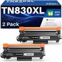 INK4U Compatible TN830XL Toner Cartridge 2-Pack Replacement for Brother TN830XL TN-830 TN830 Toner for DCP-I2640DW/HL-l2460DW/HL-l2405W/MFC-l2820DW | 3,000 Page Yield | Smart Chip Recognition