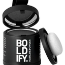 BOLDIFY Hairline Powder (LARGE, 10g) - Root Touch Up Hair Color for Gray Coverage - Bald Spot Concealing Hair Powder for Women & Men - 24-Hour Stain-Proof - Dark Gray