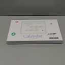 Digital Calendar, 10.1 Inch Smart Electronic Desk Calendar & Chore Chart, Touchscreen Interactive Display for Family Schedules with Meal Planner & Picture Frame & Lists (White)