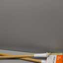 Full Circle Clean Sweep -Bamboo Broom -Angled for Precision in Tight Spaces, with Stiff Flagged Bristles for Indoor & Outdoor Cleaning -Ideal for Pet Hair, Kitchen, Hardwood, & Garage, White