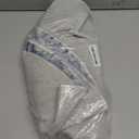 KOZYFLY Round Rug 3 Ft Rugs for Entryway Washable Circle Entrance Rug Non Slip Round Doormat Indoor Printed Faux Wool Round Front Door Mat Floor Carpet for Backdoor, Entryway, Bedroom, Blue (Blue/Brown/White)