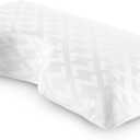 MALOUF Tencel Shoulder Cutout Pillow Replacement Cover - Elegant Design - Cool Feel - for Sensitive Skin - Eco Friendly Process - Hypoallergenic, King