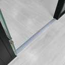 2 x Floor Transition Strip Self Adhesive Flat Laminate Floor Cover Strip Carpet to Tile Transition Strip for Laminate Flooring Vinyl Floor Transition Strip Threshold Strip Home Improvement(Grey,9.8Ft) (2in x 10ft, Gray)