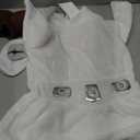 Star Wars Princess Leia Official Infant Deluxe Costume - Premium Printed Jumpsuit with Attached Booties and Cap 6-12M