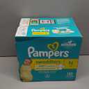Pampers Swaddlers Diapers, Size 0 (up to 10 lbs), 140 Count, Absorbent, Keeps Baby Dry and Comfortable, Skin Safe Disposable Baby Diaper 