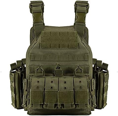 vAv YAKEDA CAMO Tactical Outdoor Carrier Vest (40, Green)