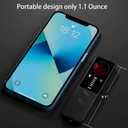 Spy Camera Detector, Hidden Camera GPS Tracker Detector, 7 in 1 Bug Sweeping Device with Vibration Sound Alarm, Hidden Devices Finder, Best for Travel, Car, Office, Hotel, Bath (Black)