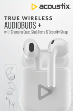 Acoustix™ True Wireless Earbuds - White