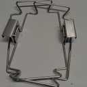 2 Pcs Large Stainless Steel Trash Bag Holder for Cabinets, Cupboards, Under Sink, Garbage, Kitchen Waste, Silver