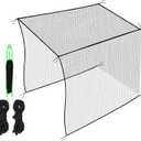 Golf Net,10Feet Golf Practice Net with 12pcs Spring snap and 4pcs Carabiner, Sports Practice Barrier Net, Heavy Duty Ball Netting Golf Hitting Net, DIY Ball Net,Baseball Net and Chipping Net