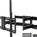 HCMOUNTING Full Motion TV Wall Mount for 60-100 Inch TVs, 30.3 Inch Long Arm, VESA 800x600 Compatible, Swivel and Tilt, Fits 16-24 Inch Studs, 165 lbs Heavy-Duty Bracket