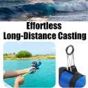 Fishing Catapult Rod, 2026 Upgraded Fly Fishing & Lure Launcher Rod, Compact Telescopic CatapultTool for Saltwater or Freshwater, Great Gear for Outdoor Anglers & Travel (Standard)