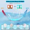 Cooling Memory Foam Pillow for Neck and Shoulder Pain Relief, Adjustable Cervical Contour Bed Pillow, Orthopedic Ergonomic Design for Side, Back & Stomach Sleepers, Breathable and Extra Supportive