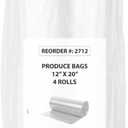 Produce Bags 12x20, Case of 4 (4 packs x 1)