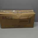 22.2" Electric Fireplace,Desktop and Wall-Mounted,Equipped with Remote Control and Touchscreen,1500W/2000W Power,1-12h Timer Function,Overheat Protection,Golden Flame,for Office,Living Room Decor