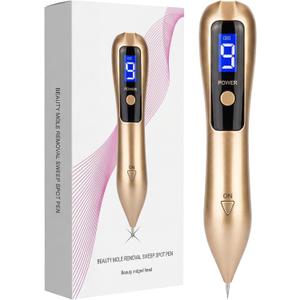 USB Rechargeable Skin Tag Remover Pen - 9-Speed Professional Mole Wart Removal Tool, LCD Display & Safety Lock, Painless Spot Remover for Face Body