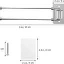 ABOOFAN Rv Shower Corner Storage Bar Adjustable Rod for Bathroom Organization Space-Saving Rv Bathroom Accessories Easy Installation for Toiletries and Essentials