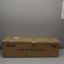 5ft Prelit Black Christmas Tree with 250 Lights, Artificial Fake Christmas Tree with 1076 PE&PVC Branch Tips, Halloween and Xmas Tree for Holiday Decorations, Metal Stand and Hinged Branches